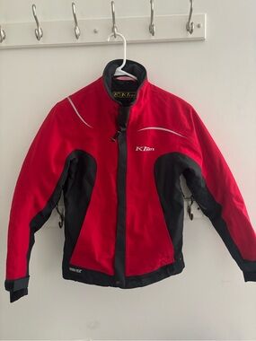 Klim Men's Red and Black Snowmobile Jacket - Insulated Gore-Tex Shell